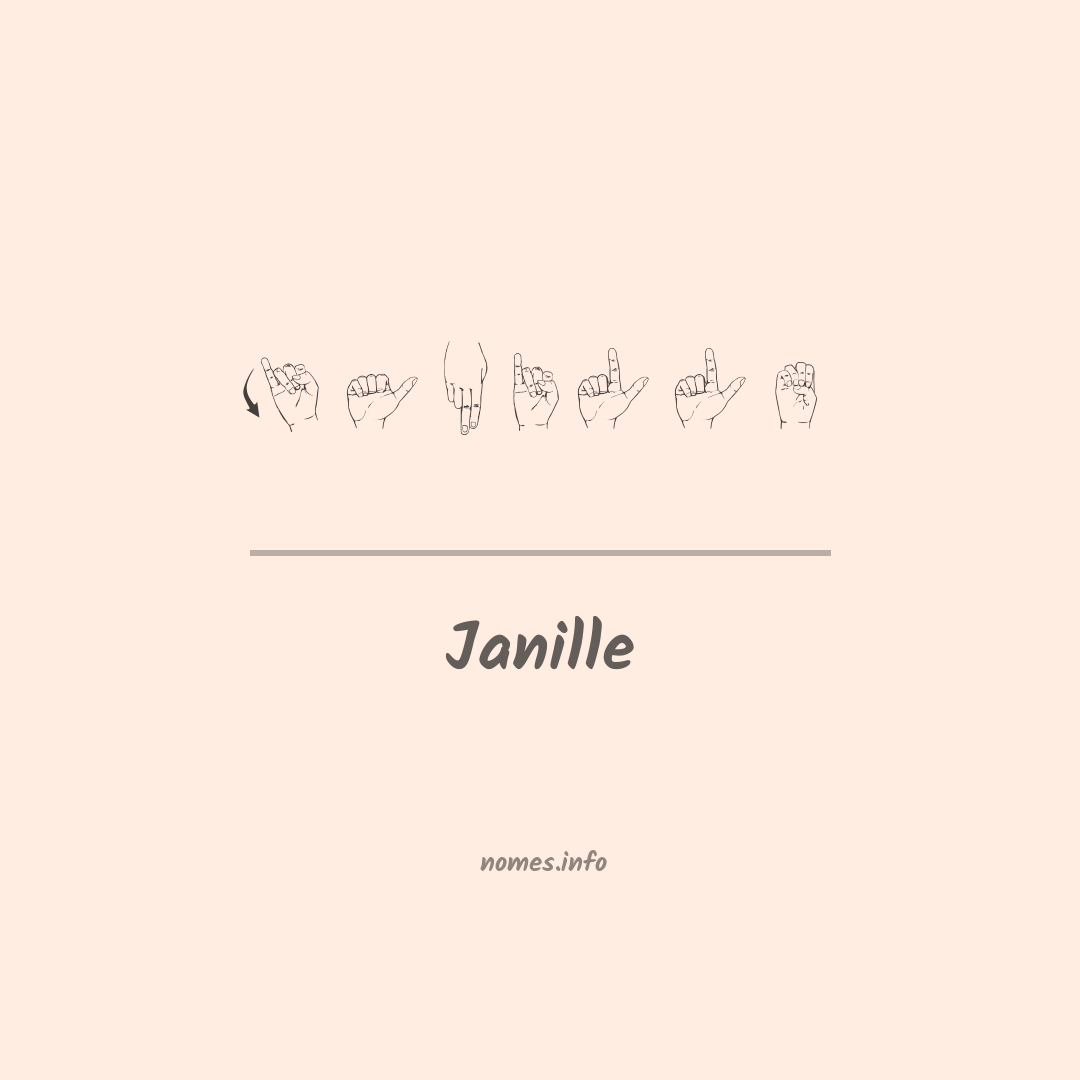 Janille em Libras