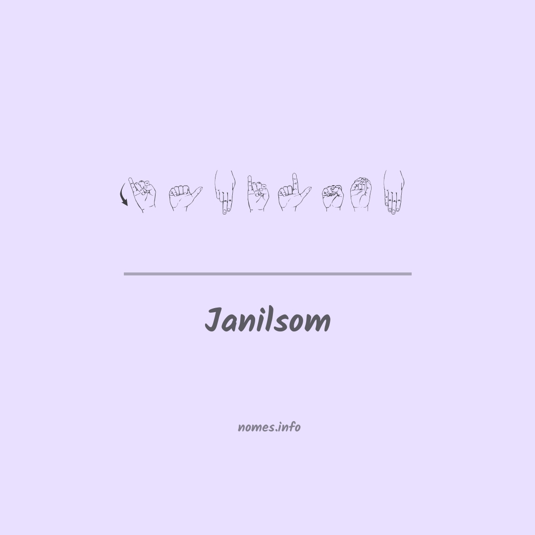 Janilsom em Libras Janilsom em Libras