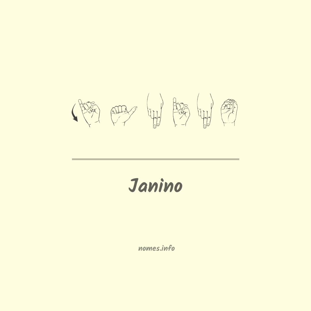 Janino em Libras