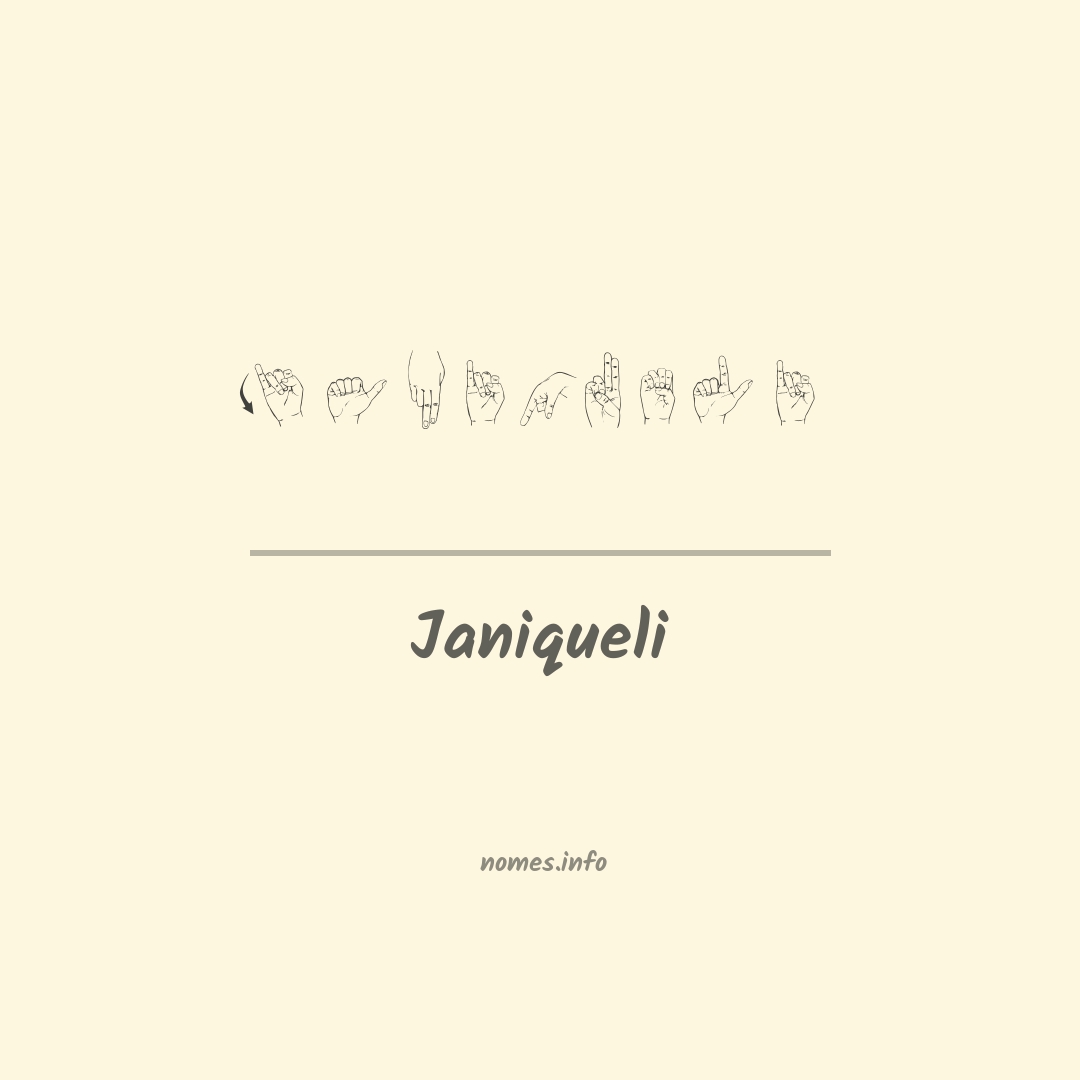 Janiqueli em Libras