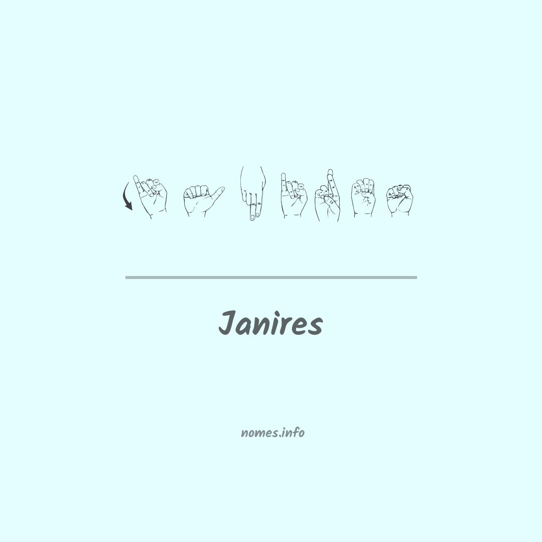 Janires em Libras