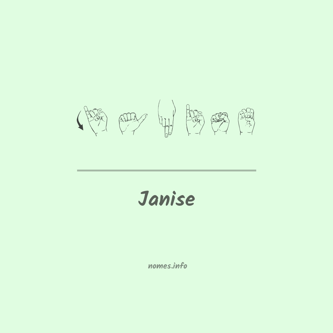 Janise em Libras
