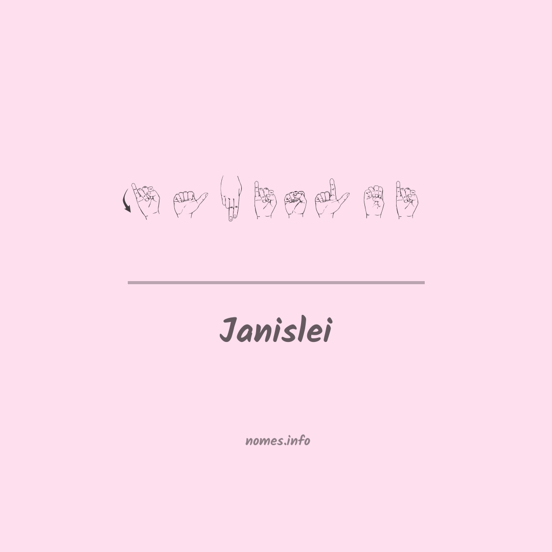 Janislei em Libras