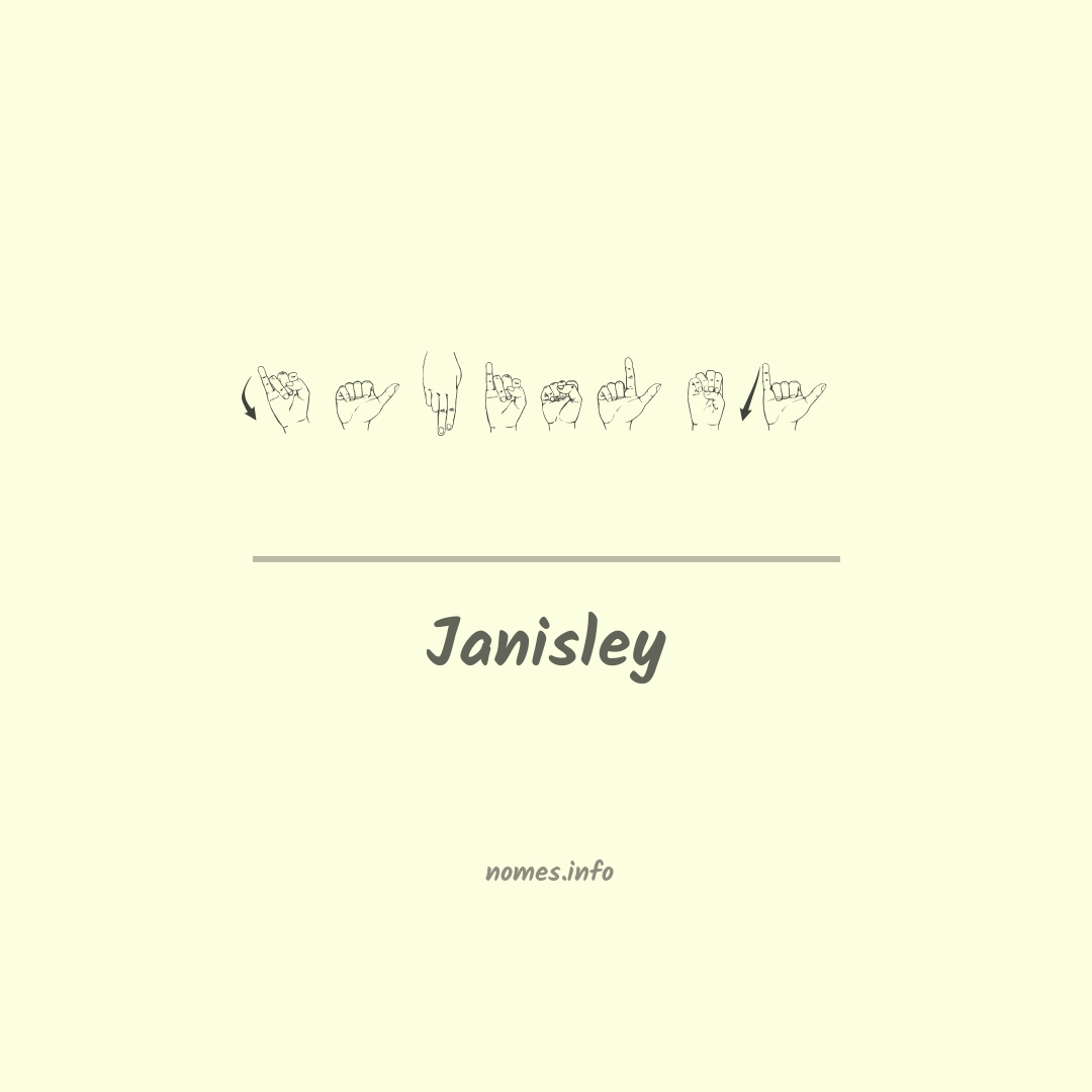 Janisley em Libras