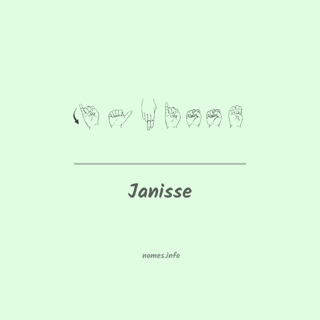 Janisse em Libras