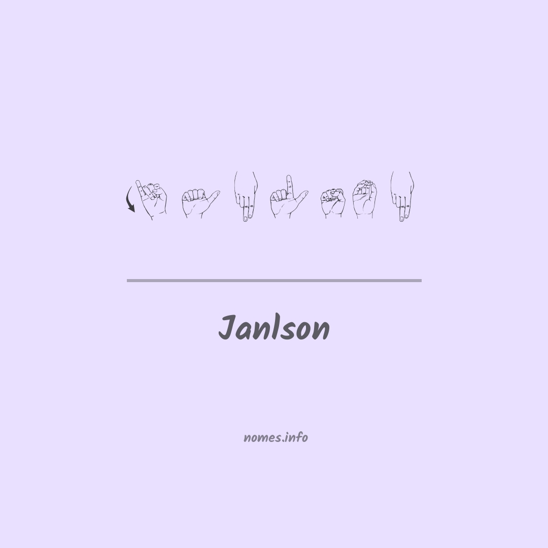 Janlson em Libras Janlson em Libras