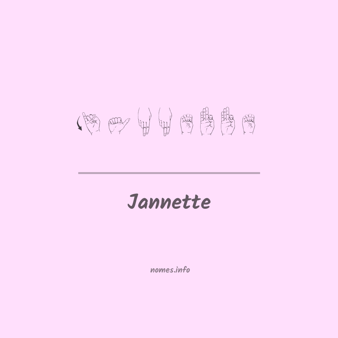 Jannette em Libras