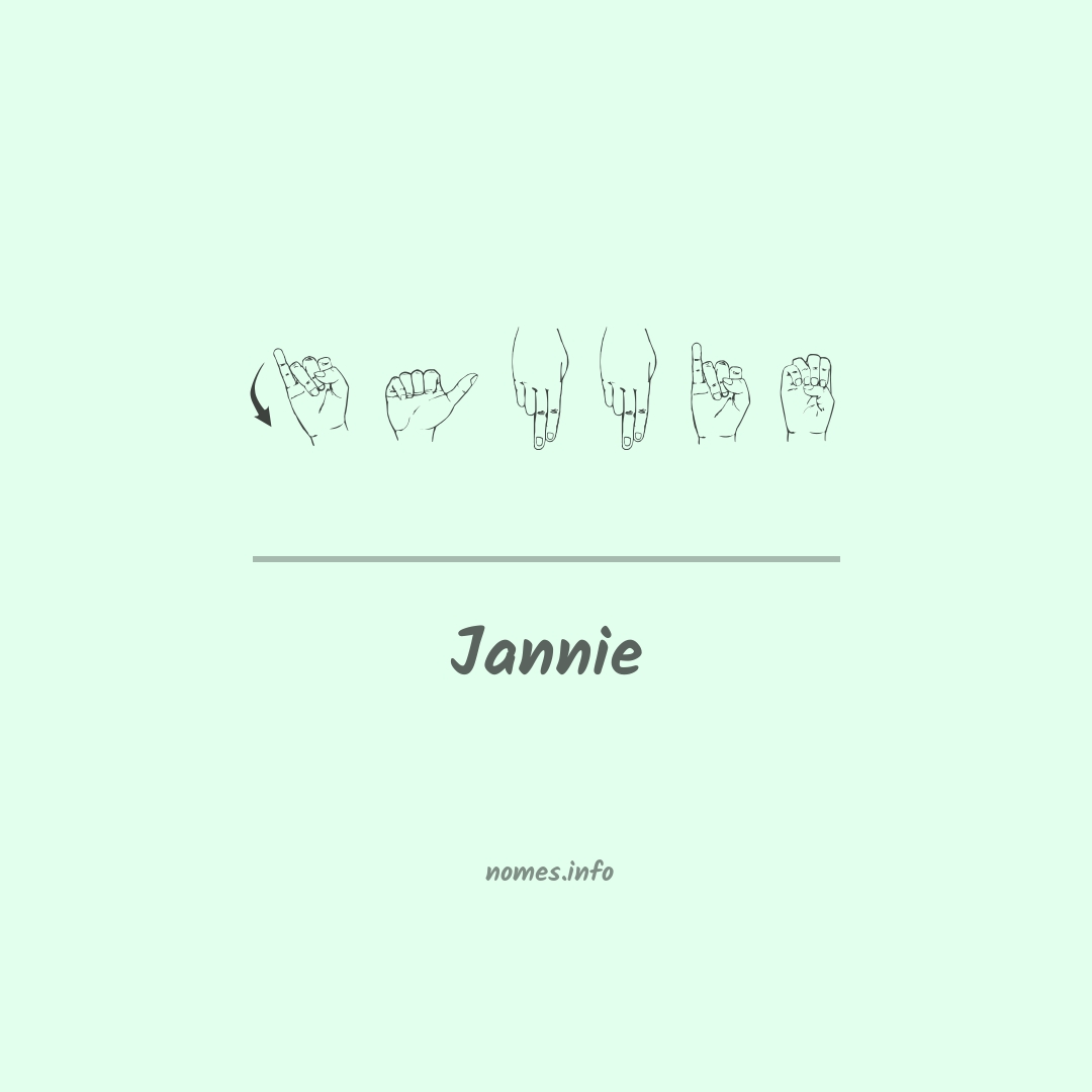 Jannie em Libras