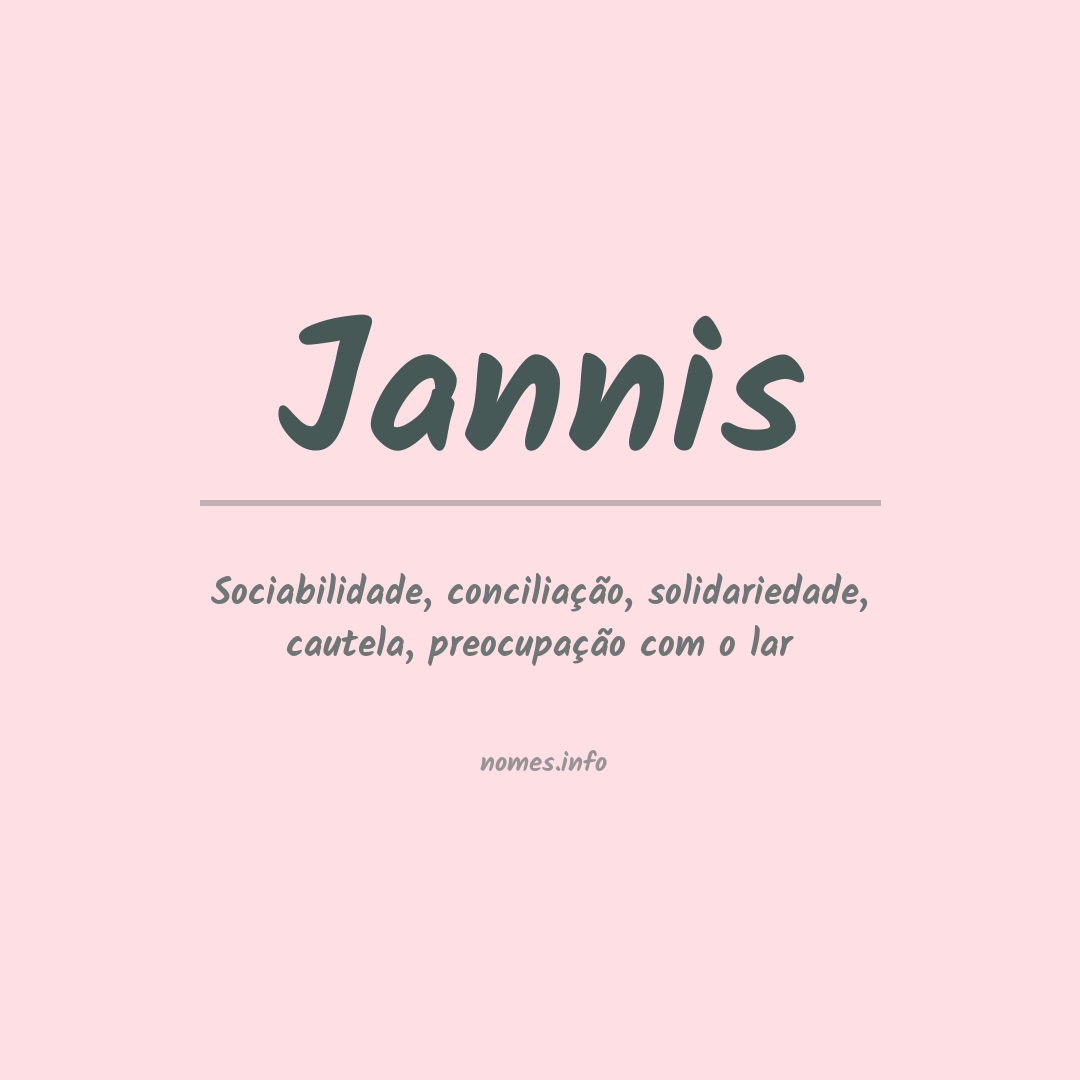 Significado do nome Jannis