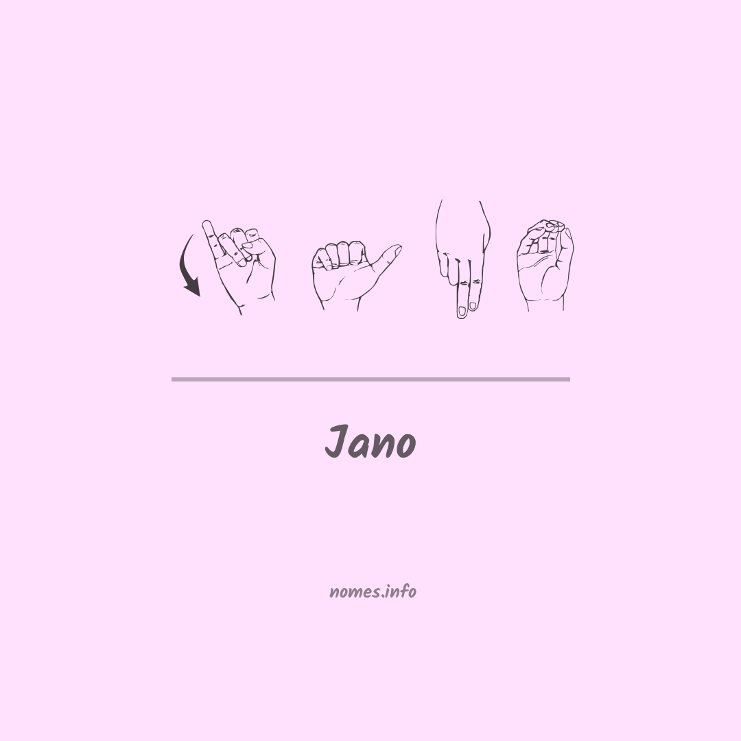 Jano em Libras