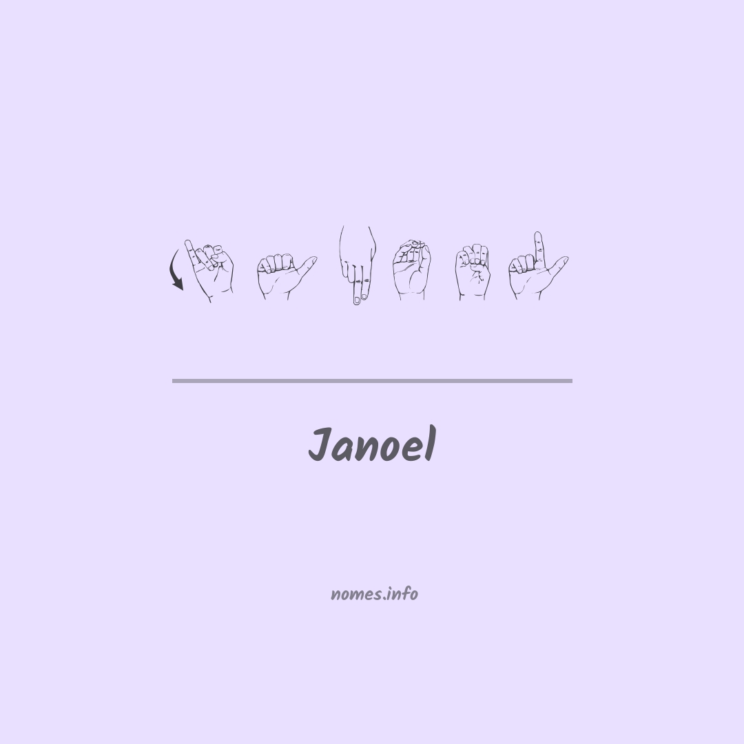 Janoel em Libras