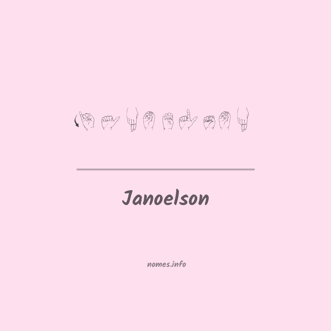 Janoelson em Libras Janoelson em Libras