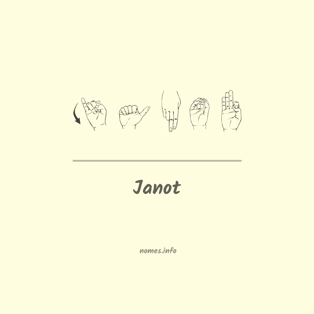 Janot em Libras