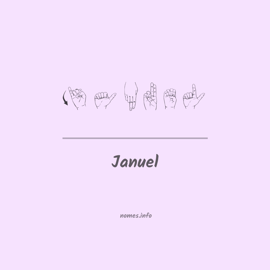 Januel em Libras