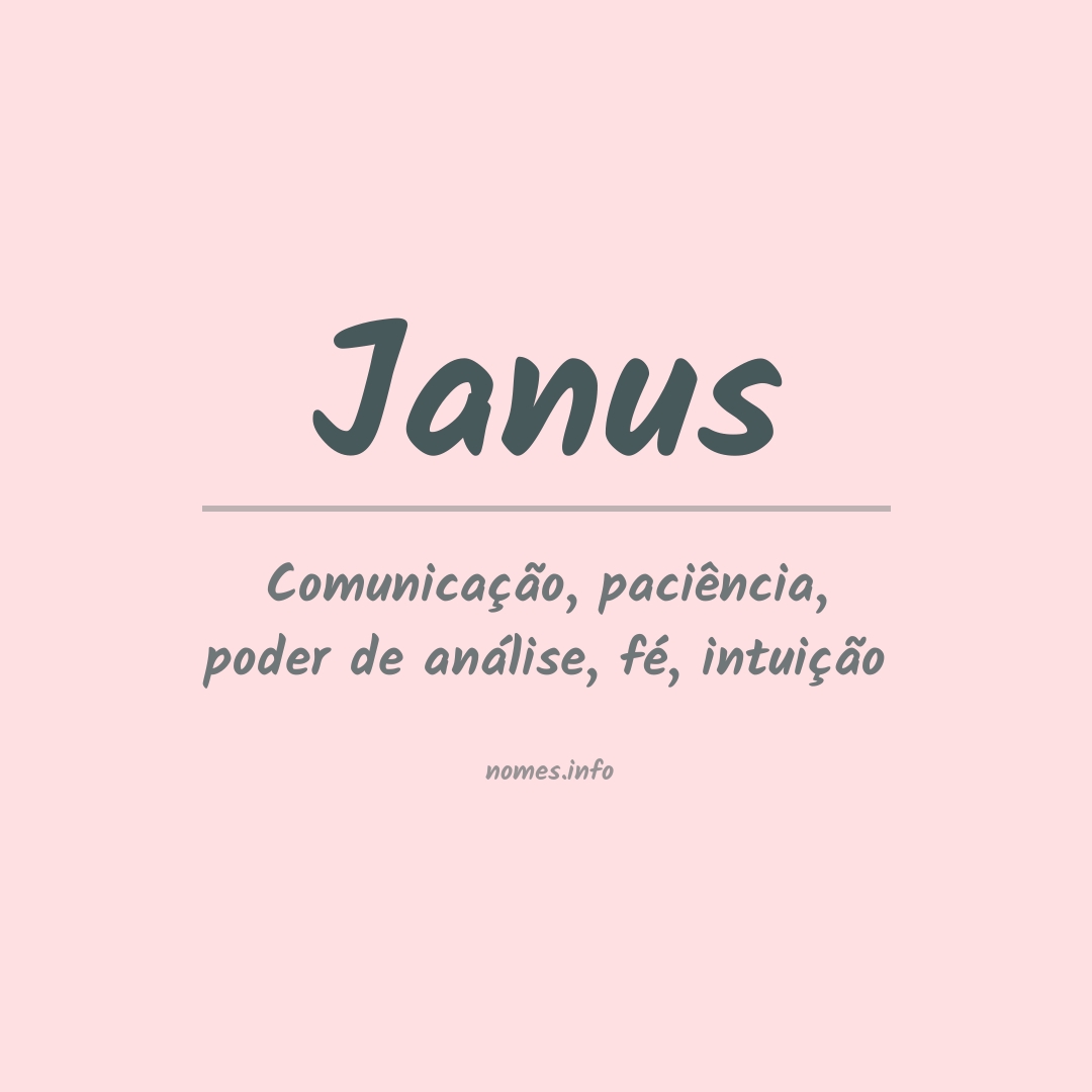 Significado do nome Janus