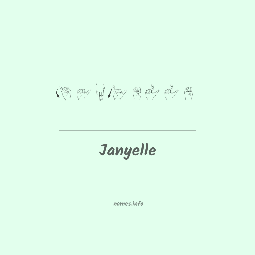 Janyelle em Libras