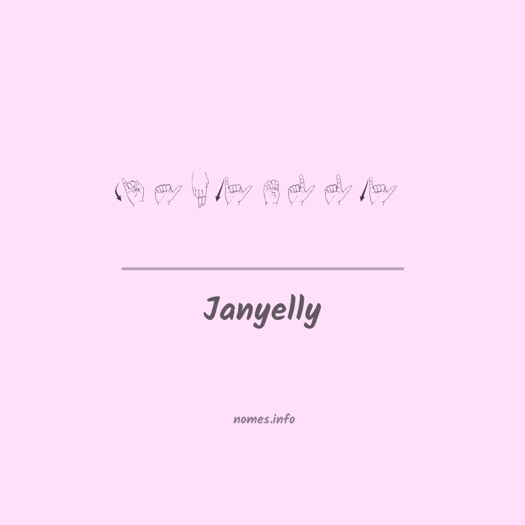 Janyelly em Libras