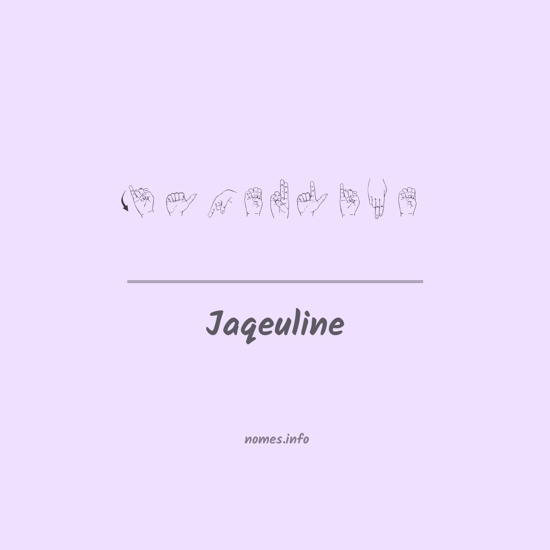 Jaqeuline em Libras