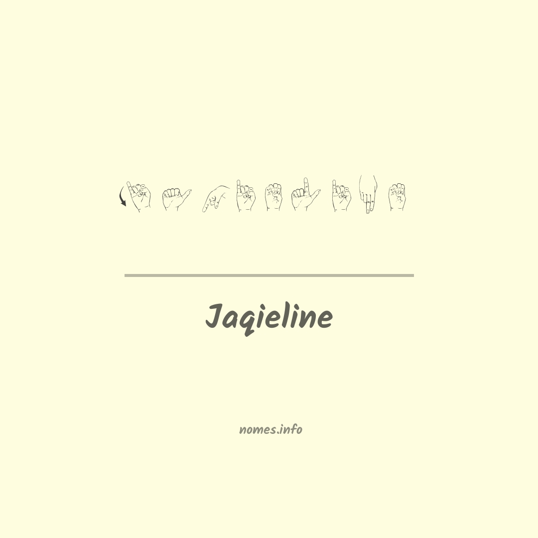 Jaqieline em Libras