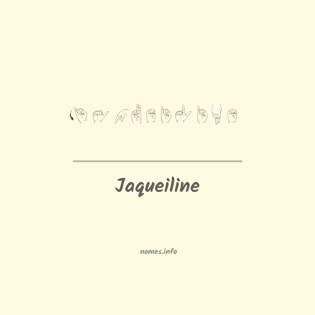 Jaqueiline em Libras