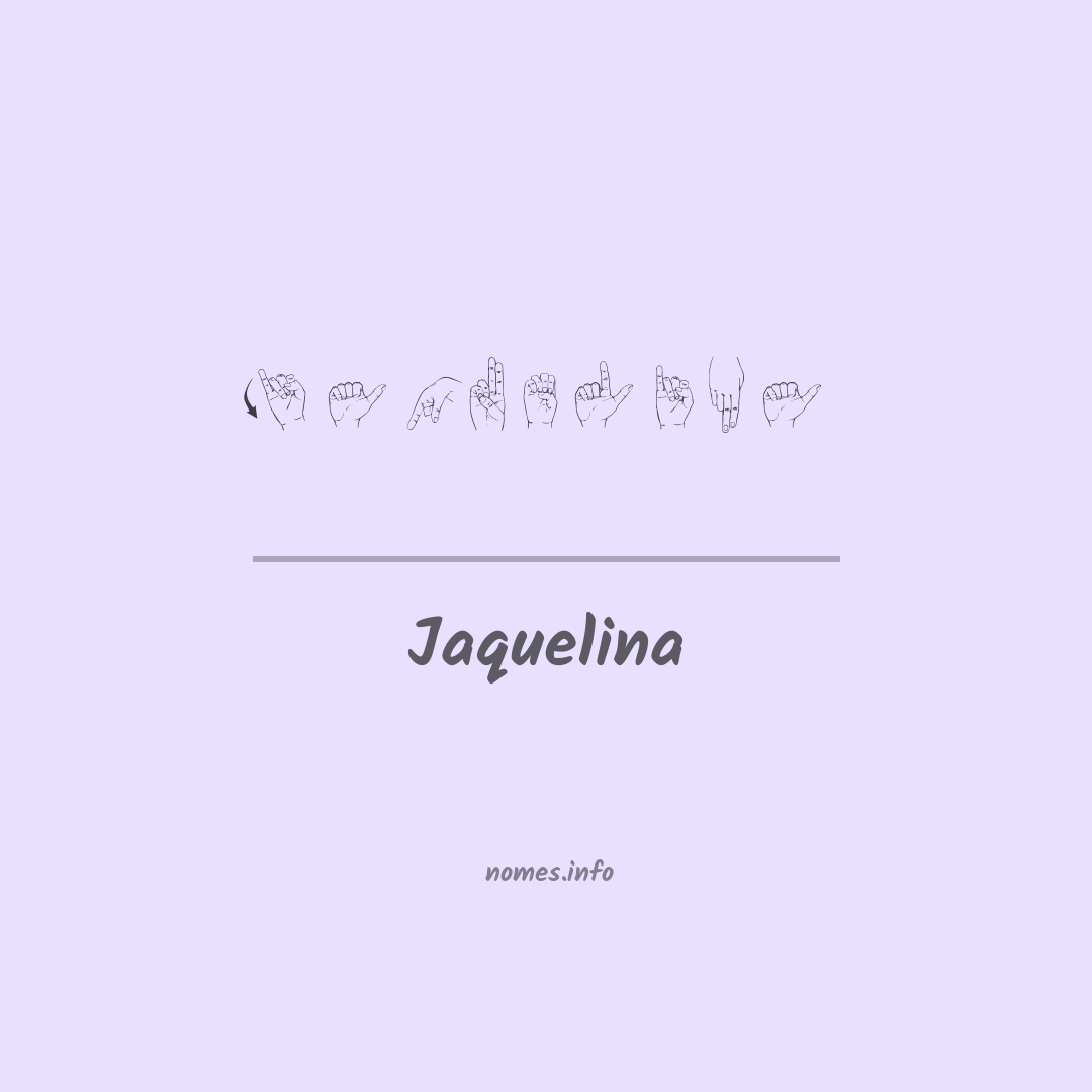 Jaquelina em Libras