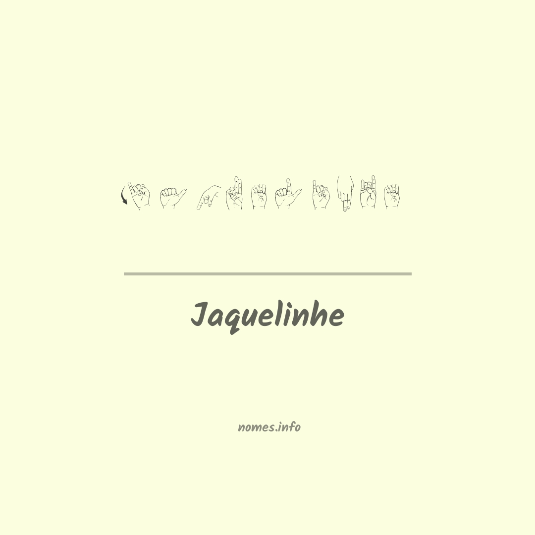 Jaquelinhe em Libras