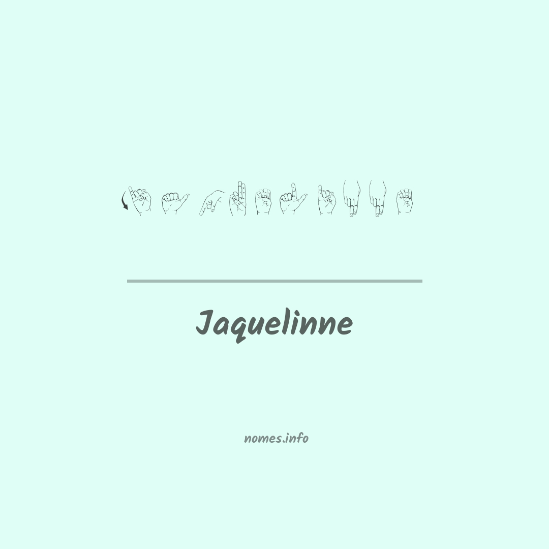 Jaquelinne em Libras