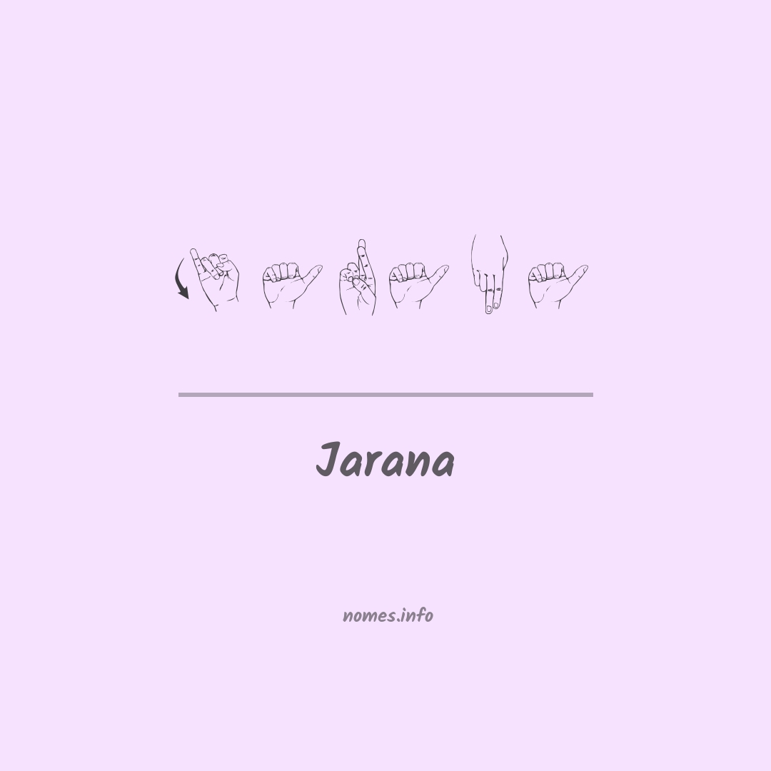 Jarana em Libras