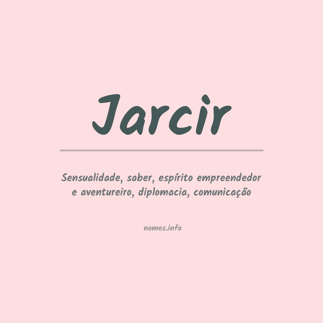 Significado do nome Jarcir