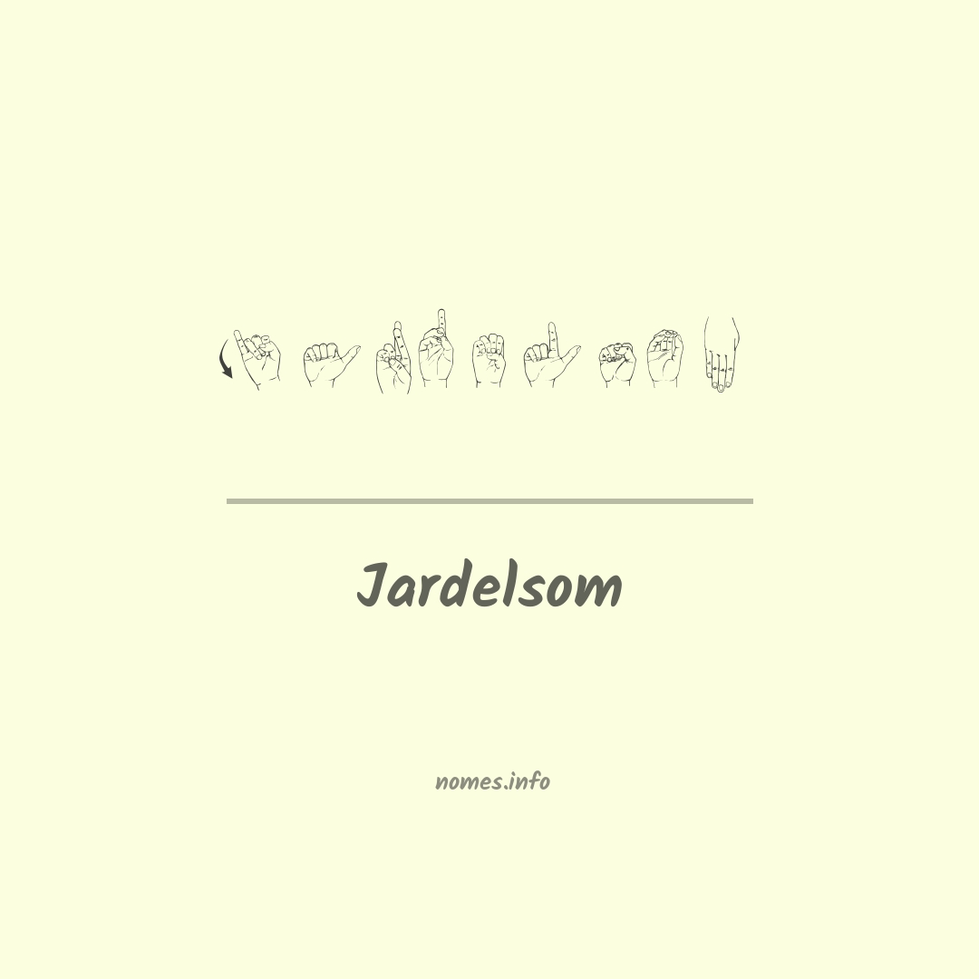 Jardelsom em Libras