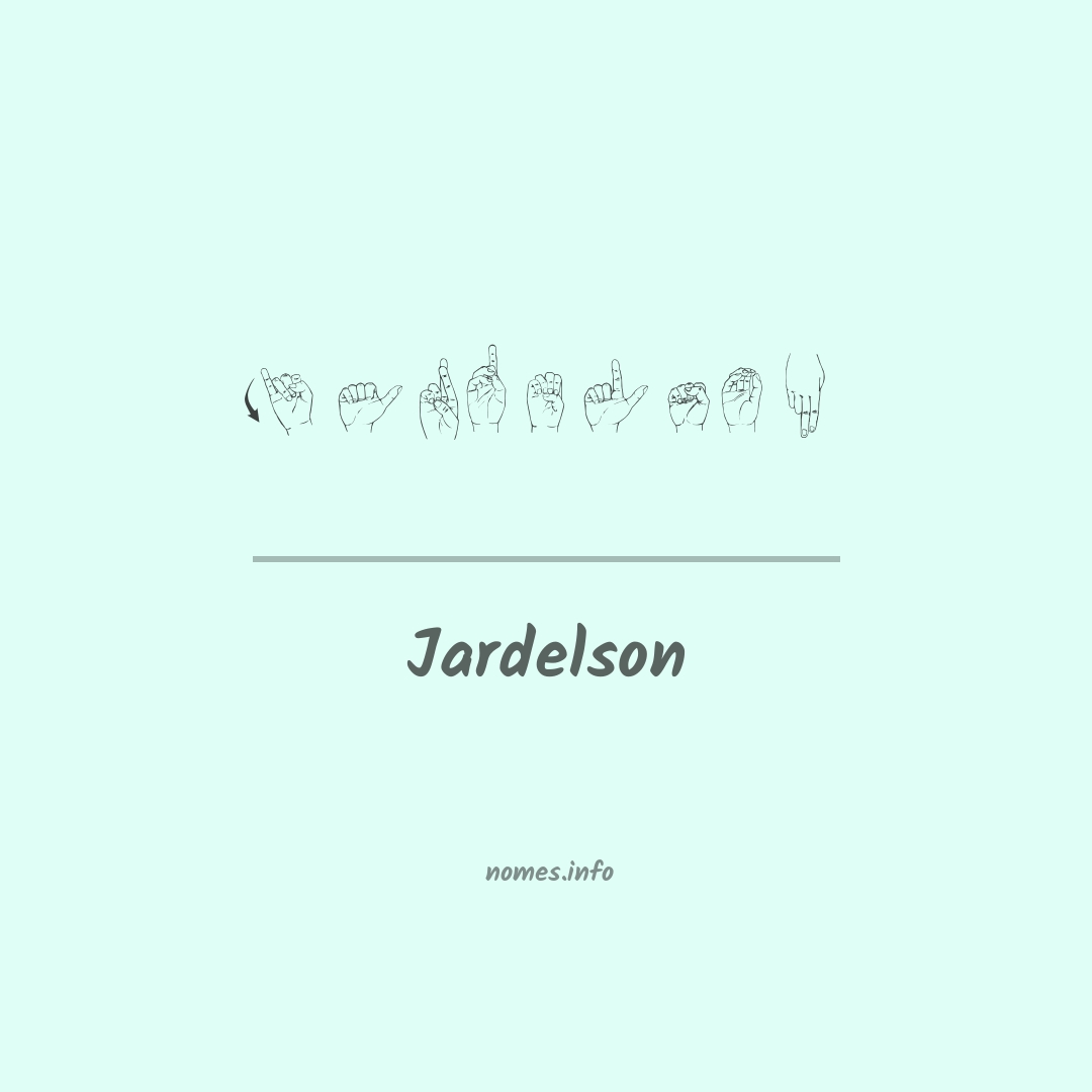 Jardelson em Libras