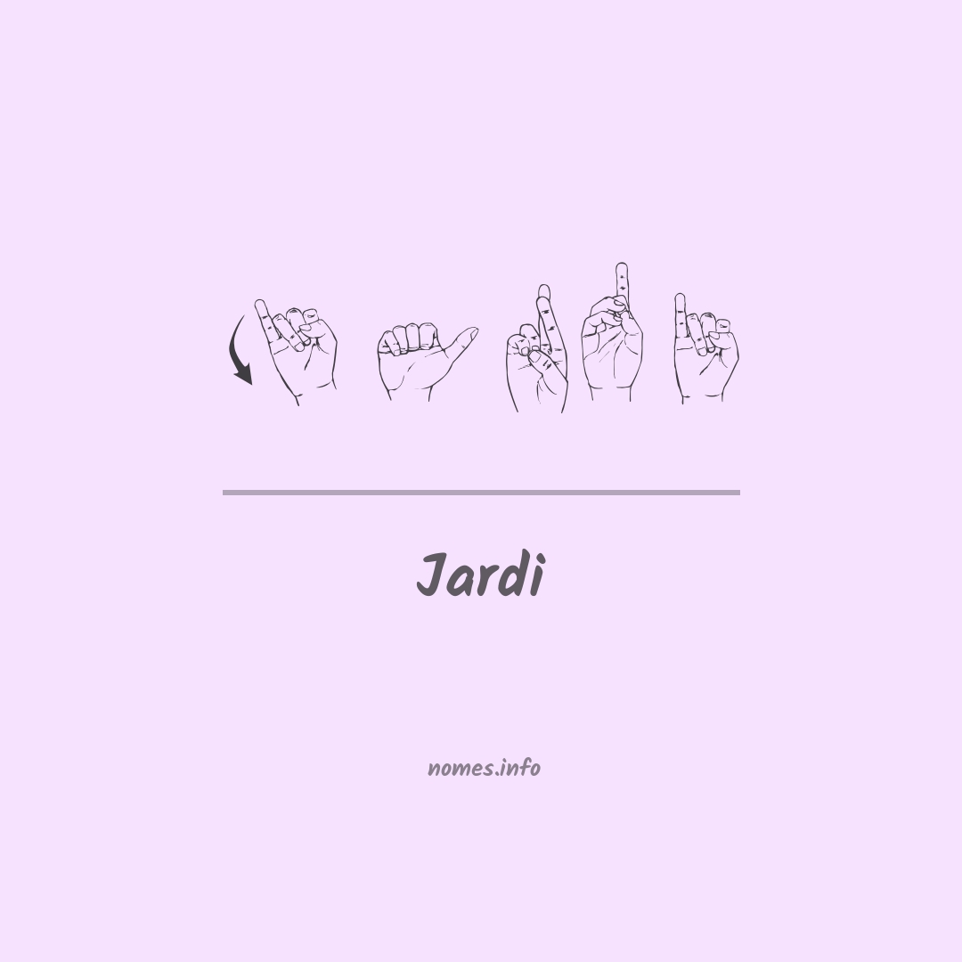Jardi em Libras
