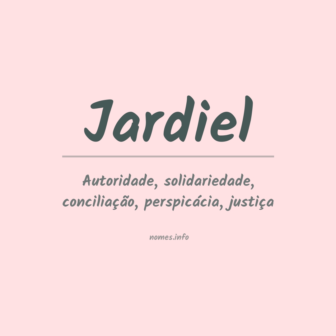 Significado do nome Jardiel