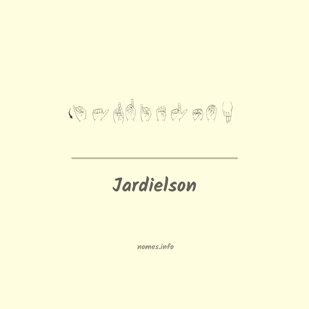 Jardielson em Libras