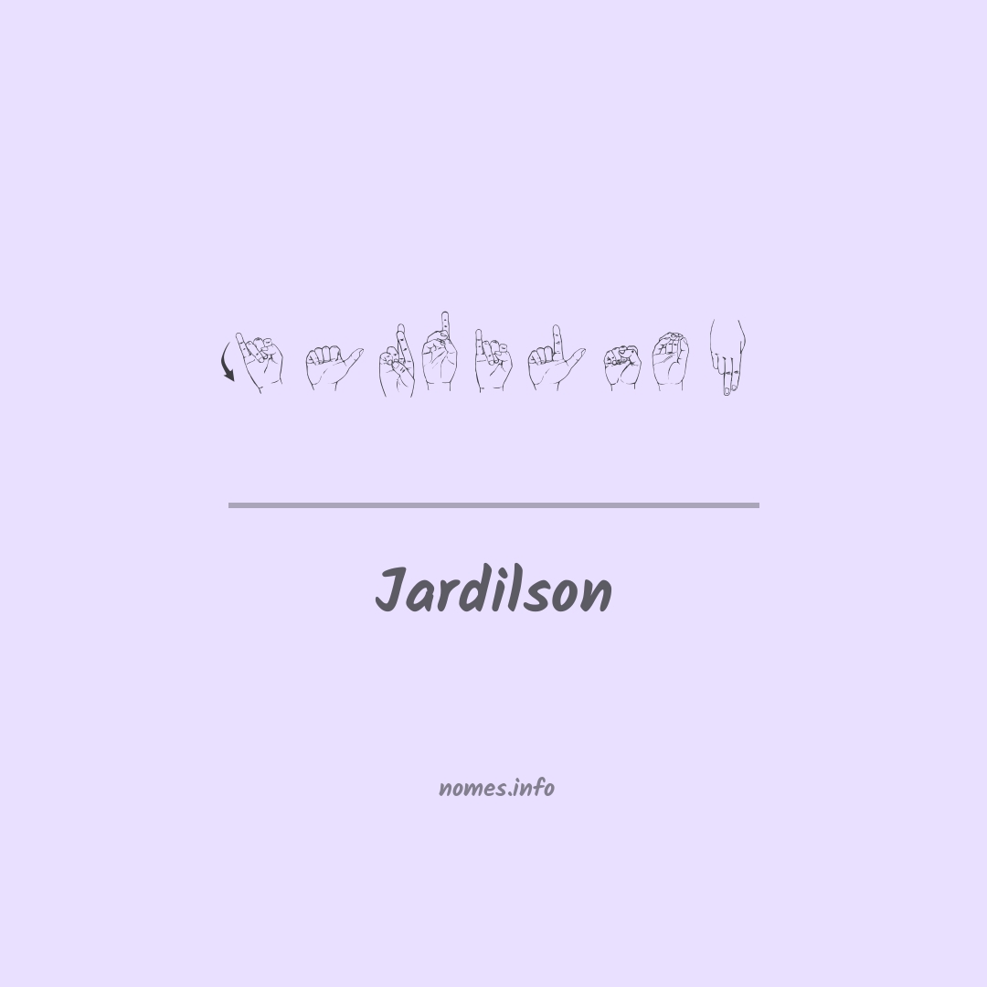 Jardilson em Libras