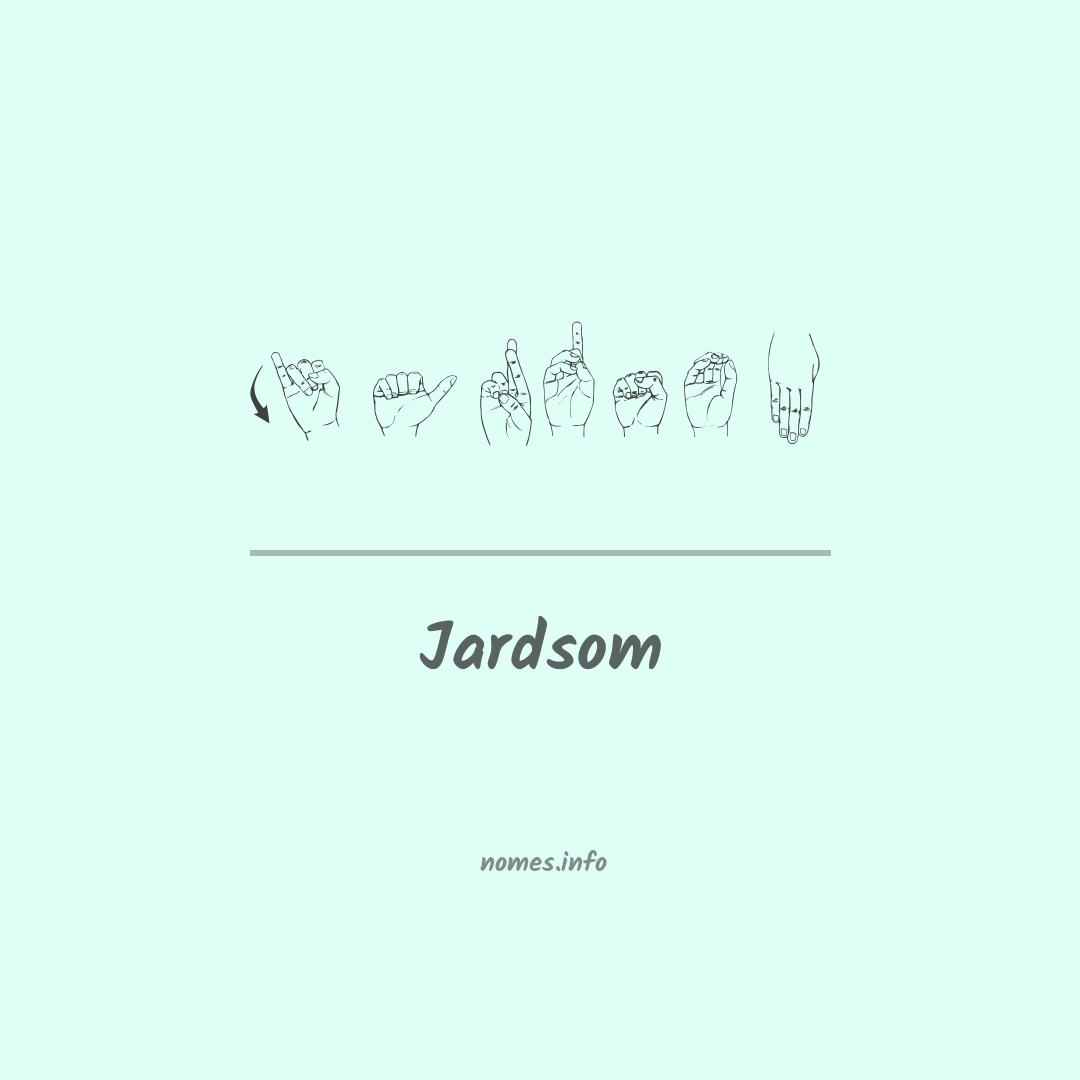 Jardsom em Libras