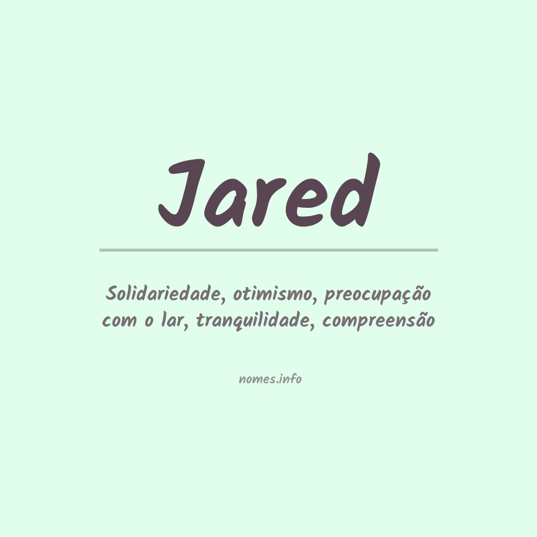 Significado do nome Jared