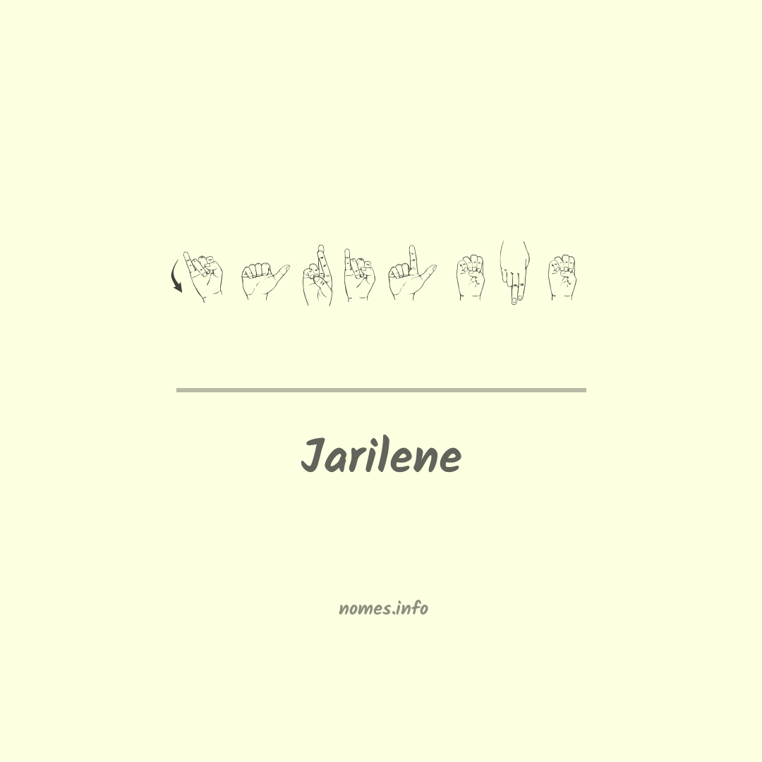 Jarilene em Libras