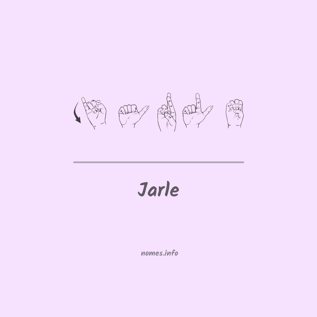 Jarle em Libras