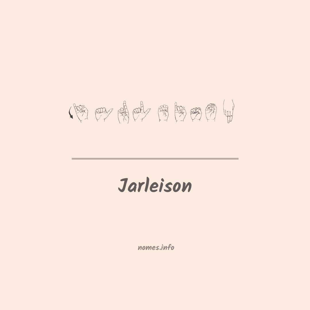 Jarleison em Libras