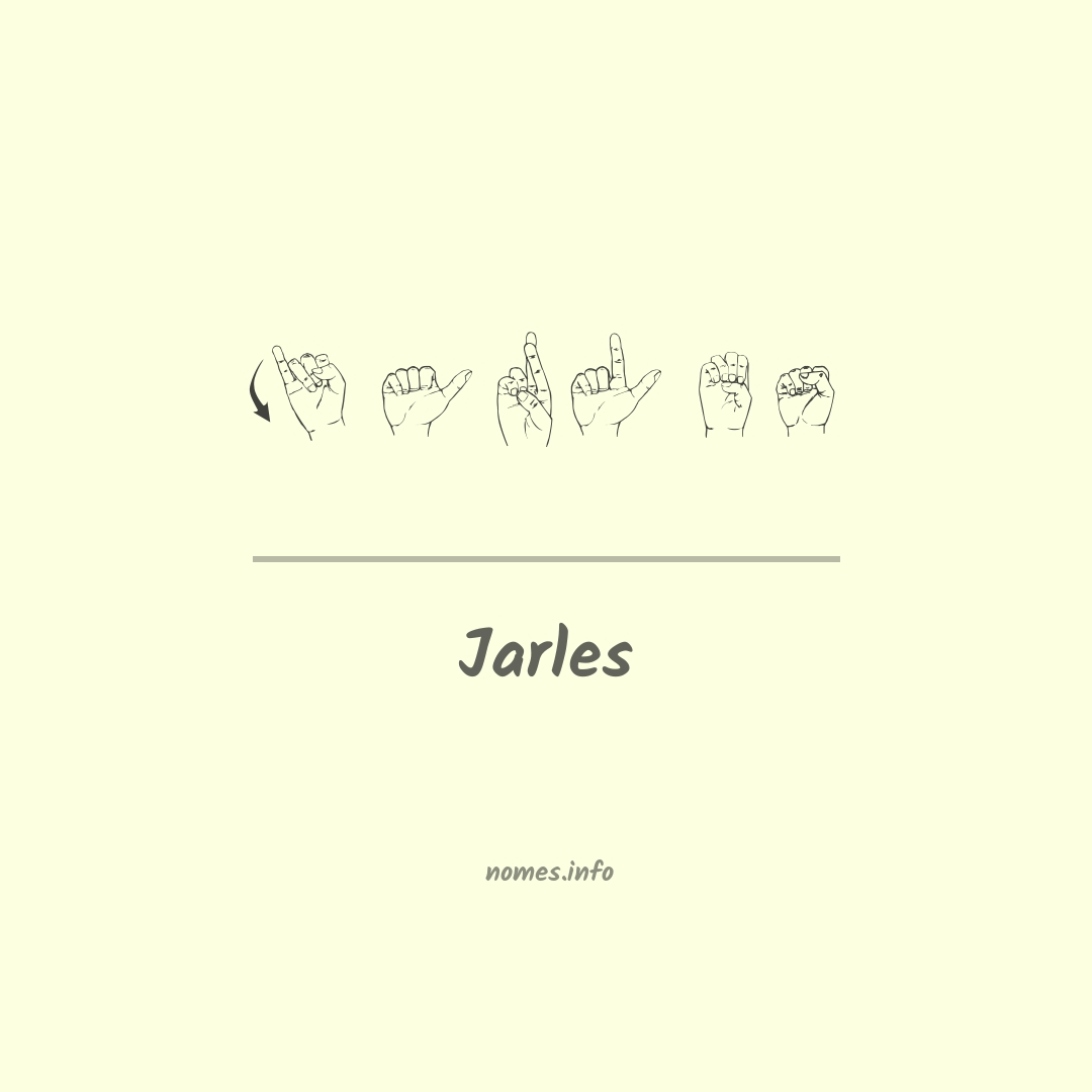 Jarles em Libras