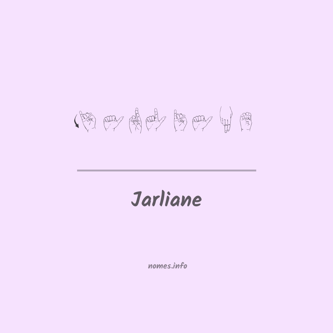 Jarliane em Libras