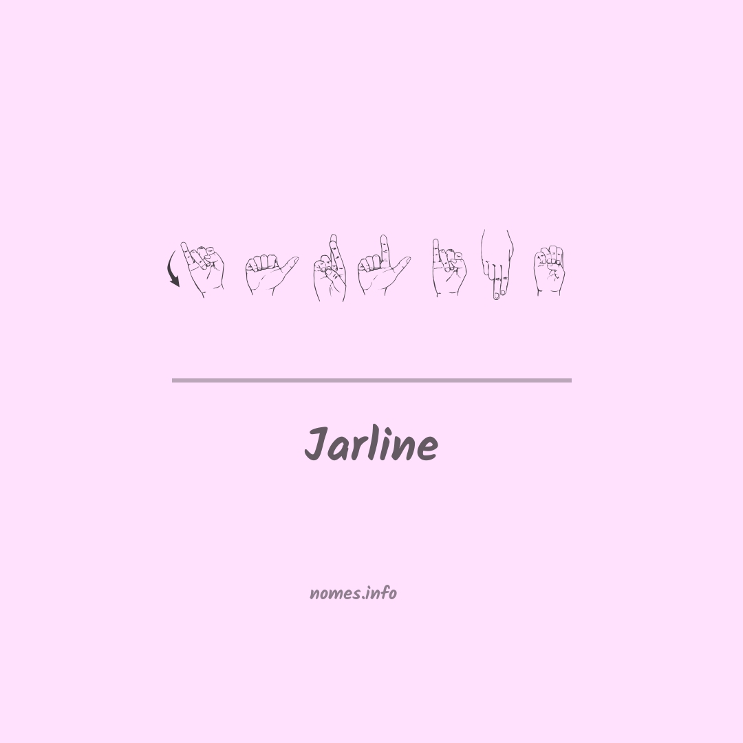 Jarline em Libras
