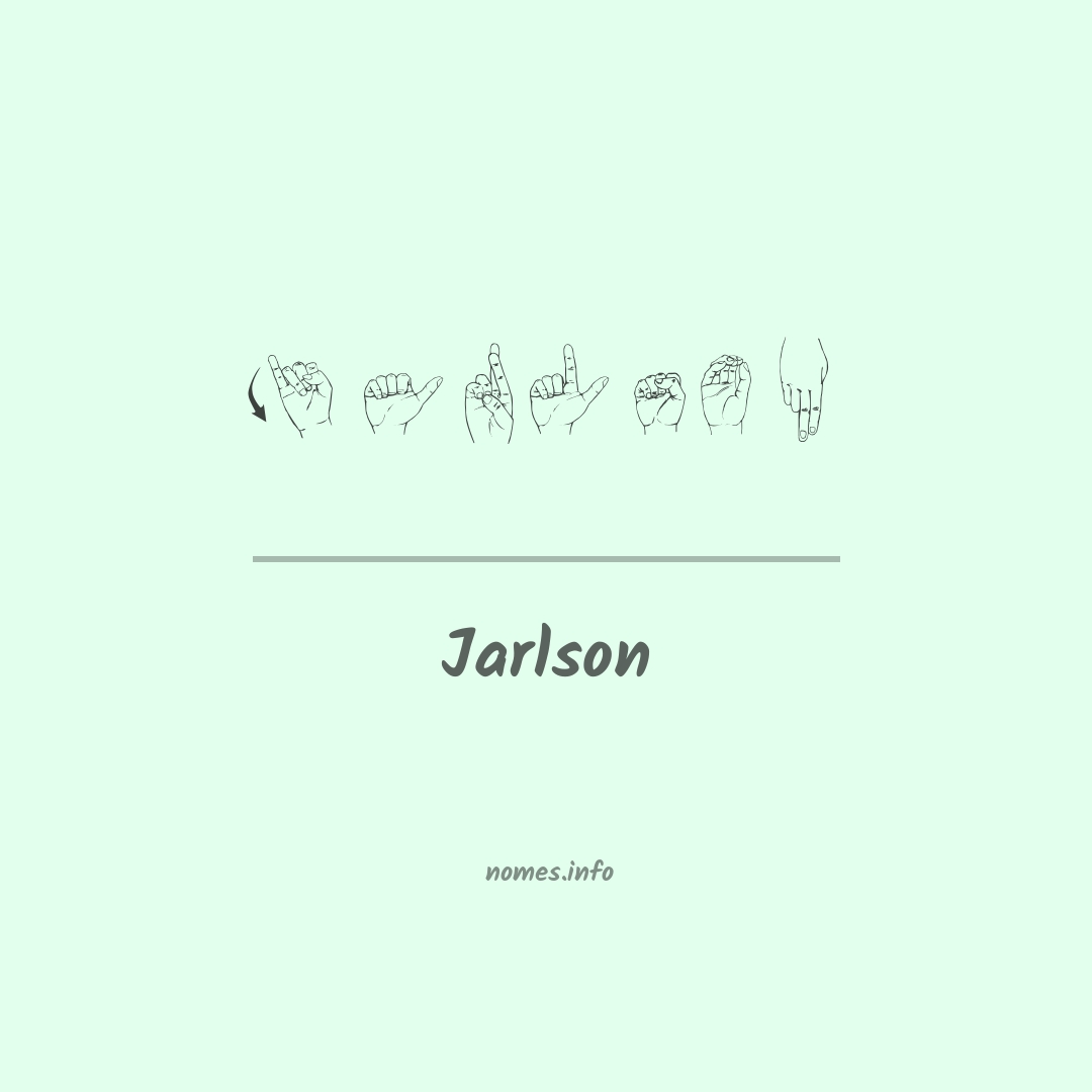 Jarlson em Libras