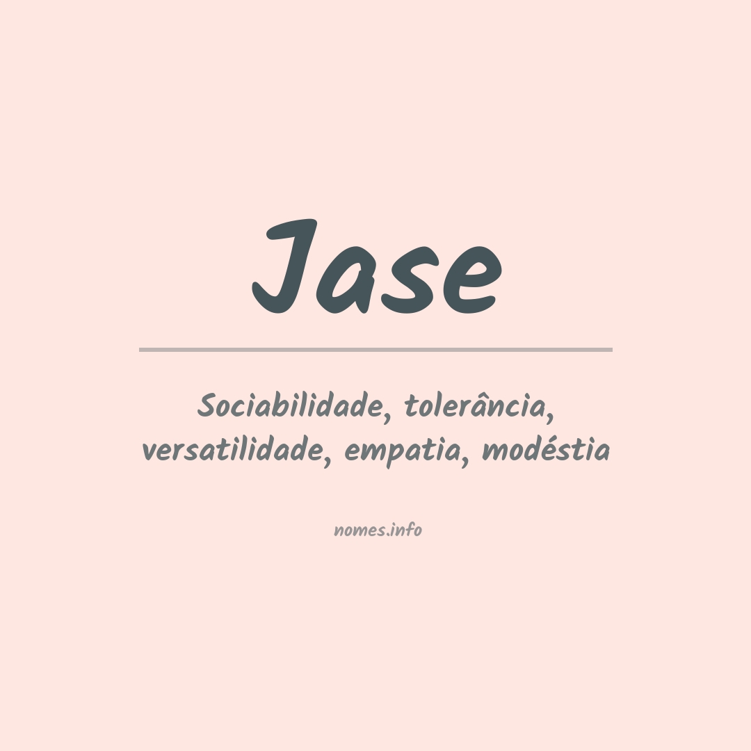 Significado do nome Jase