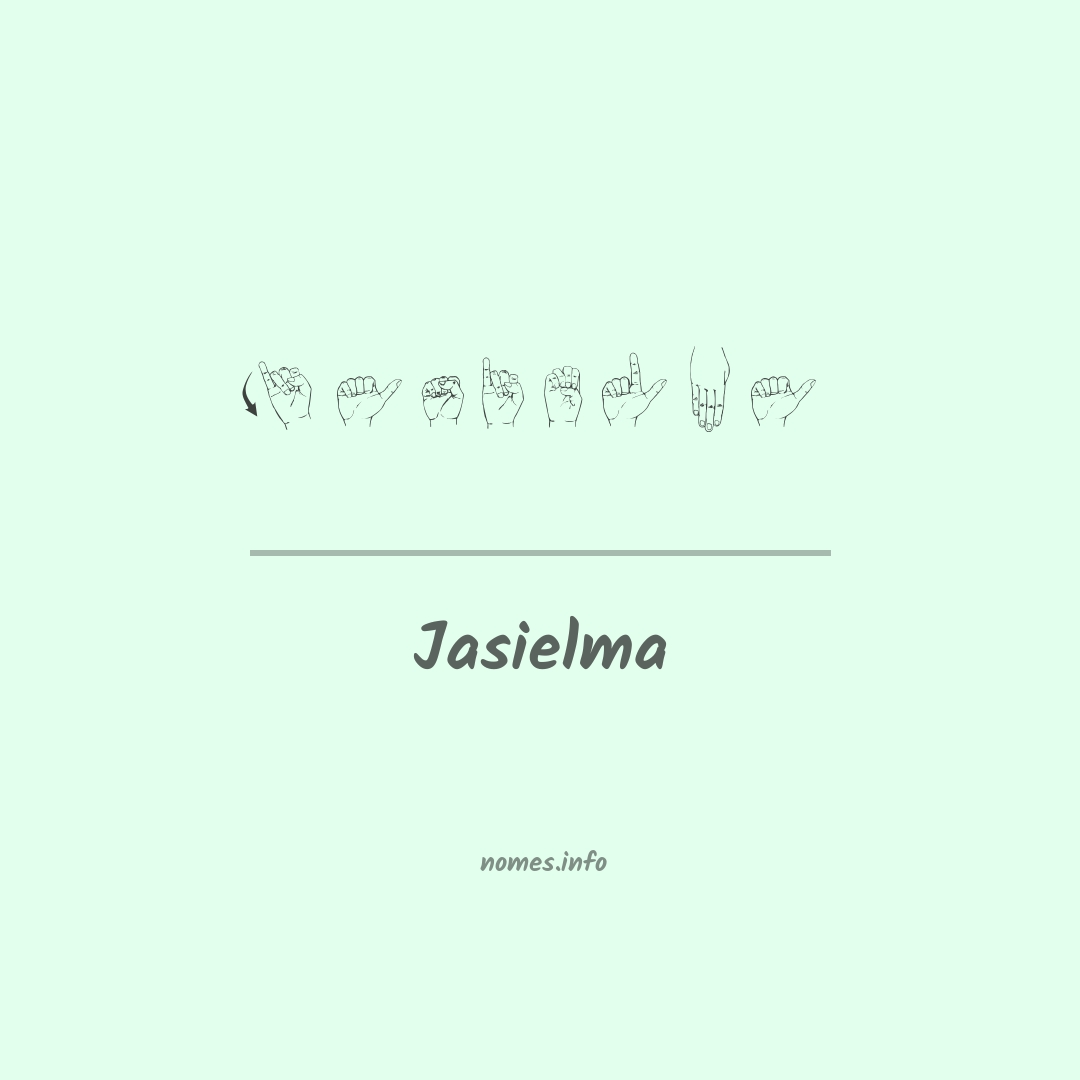 Jasielma em Libras