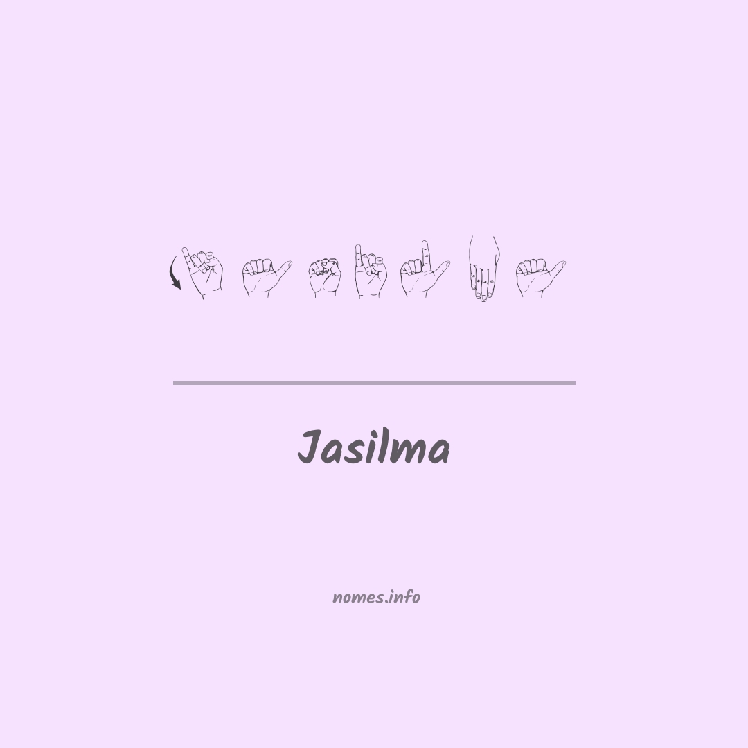 Jasilma em Libras