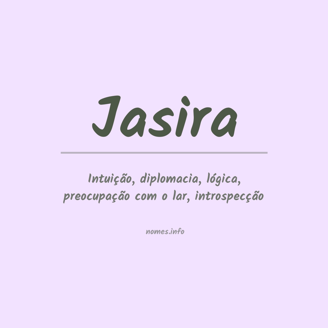 Significado do nome Jasira Significado do nome Jasira