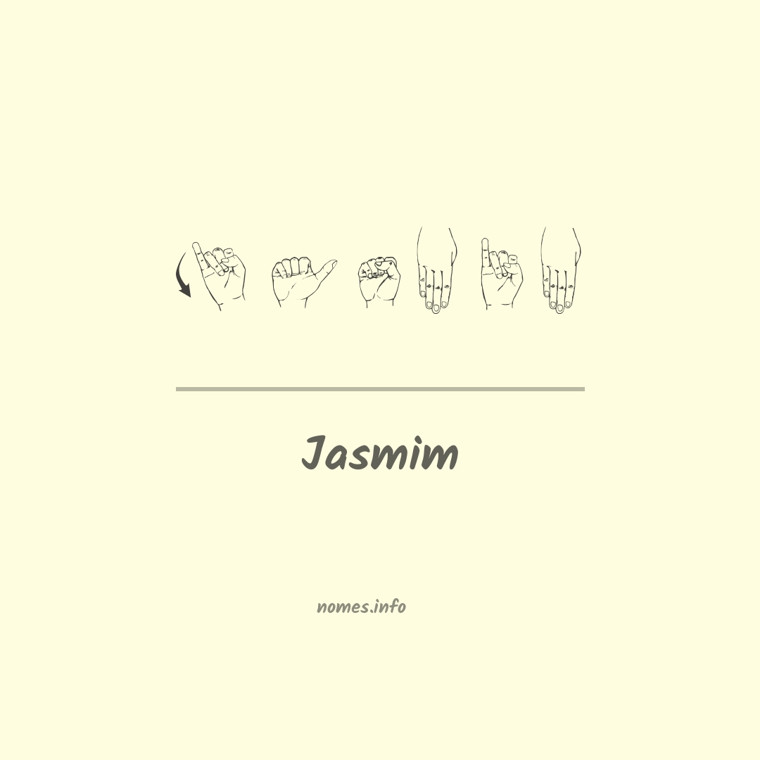 Jasmim em Libras