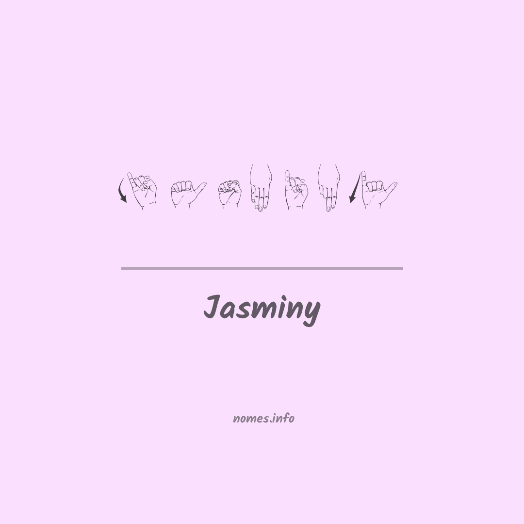 Jasminy em Libras